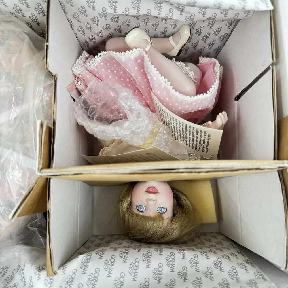 Vintage Limited Edition Gorham Doll With Hat Box and Hat Chelsea Bonnet Babies